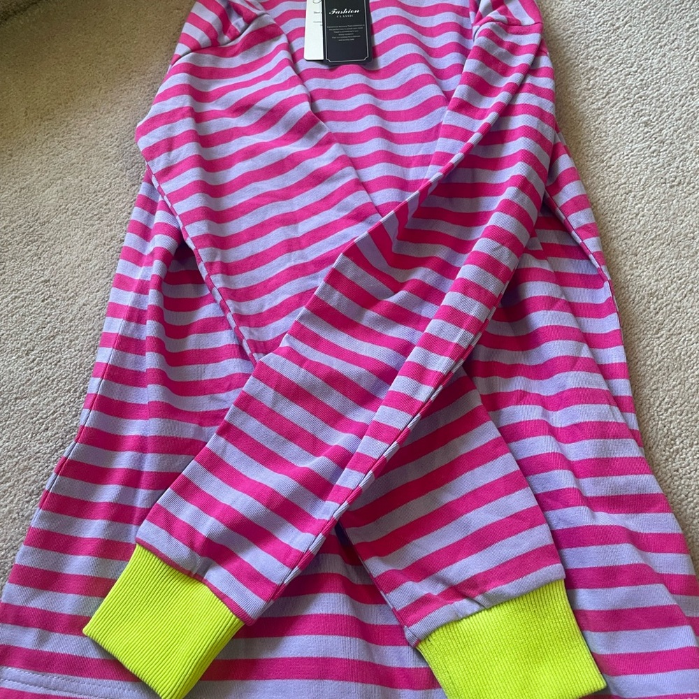 Pink and Yellow/lime green top- NEW!